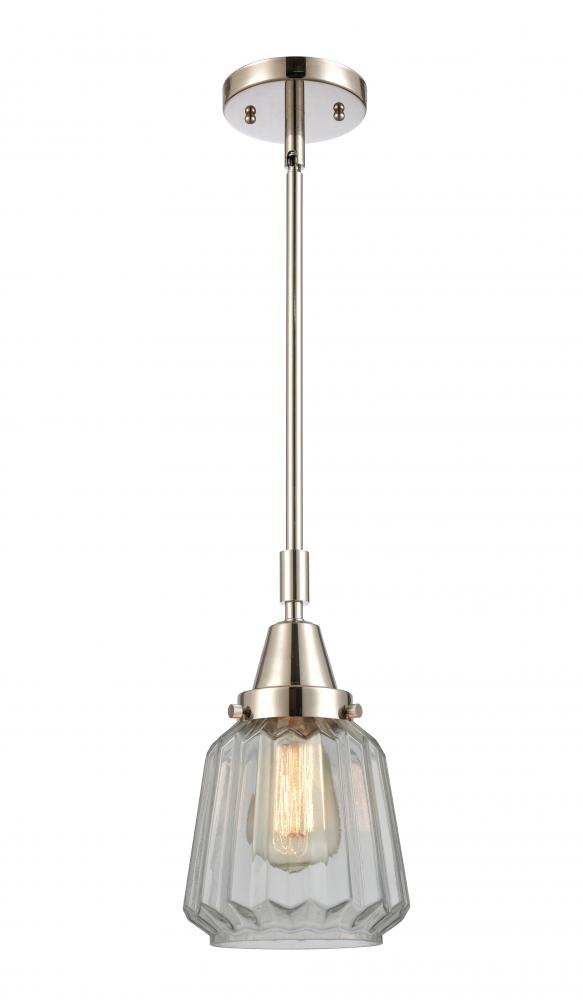 Chatham - 1 Light - 7 inch - Polished Nickel - Mini Pendant