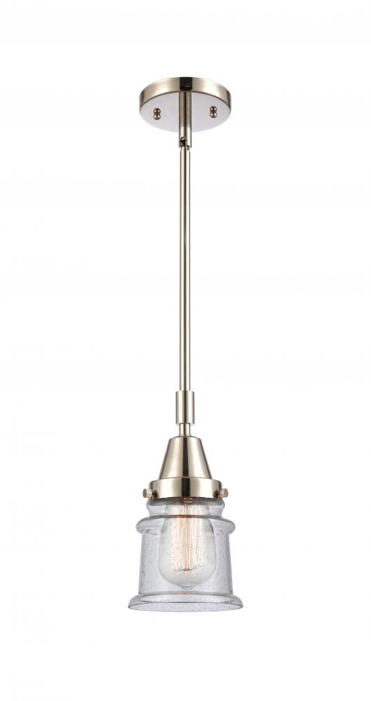 Canton - 1 Light - 7 inch - Polished Nickel - Mini Pendant