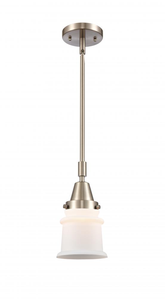 Canton - 1 Light - 7 inch - Brushed Satin Nickel - Mini Pendant