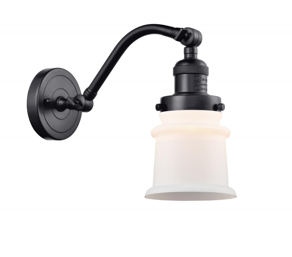 Canton - 1 Light - 7 inch - Matte Black - Sconce