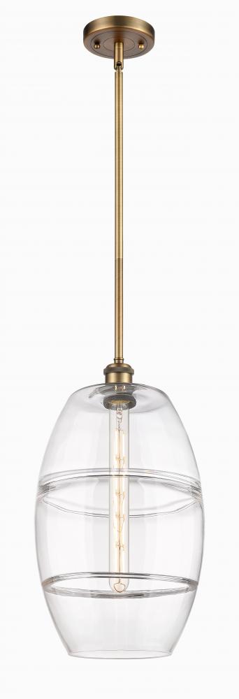 Vaz - 1 Light - 10 inch - Brushed Brass - Mini Pendant