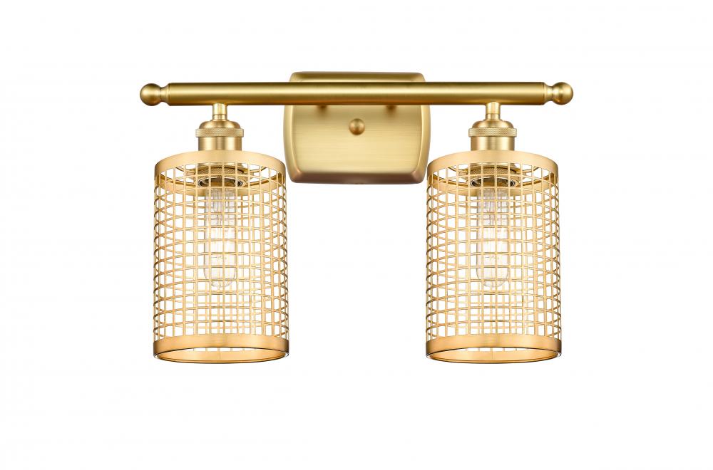 Nestbrook - 2 Light - 15 inch - Satin Gold - Bath Vanity Light