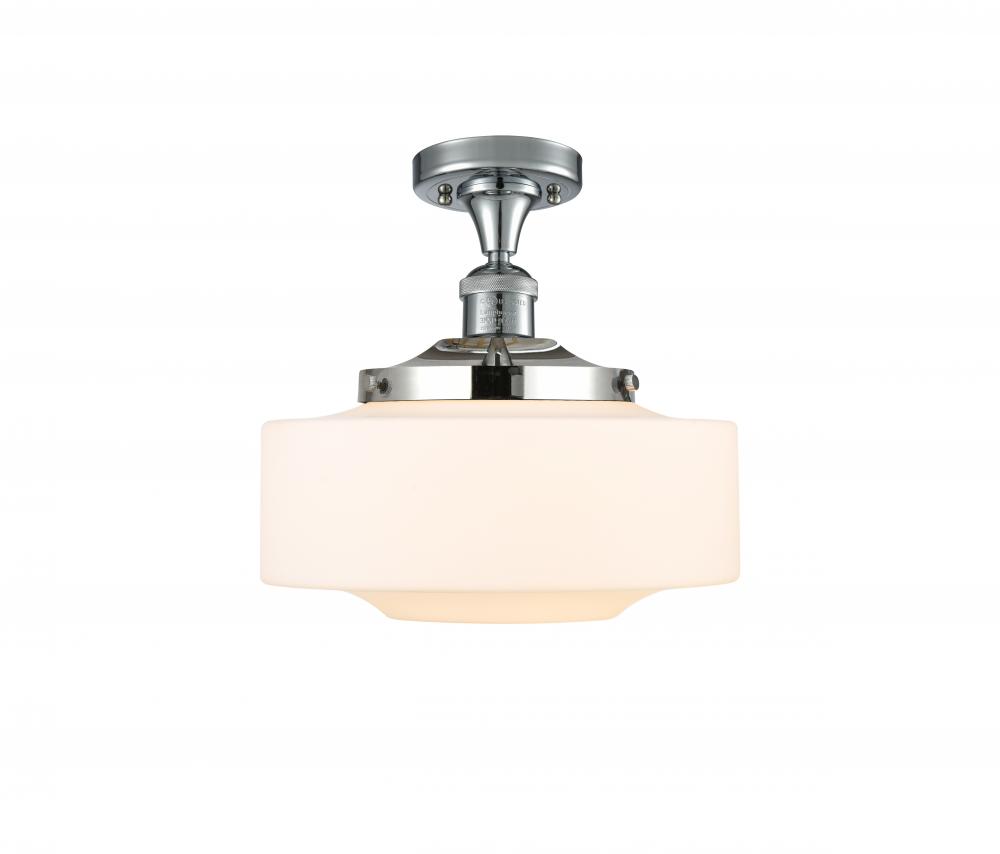 Bridgeton - 1 Light - 12 inch - Polished Chrome - Semi-Flush Mount