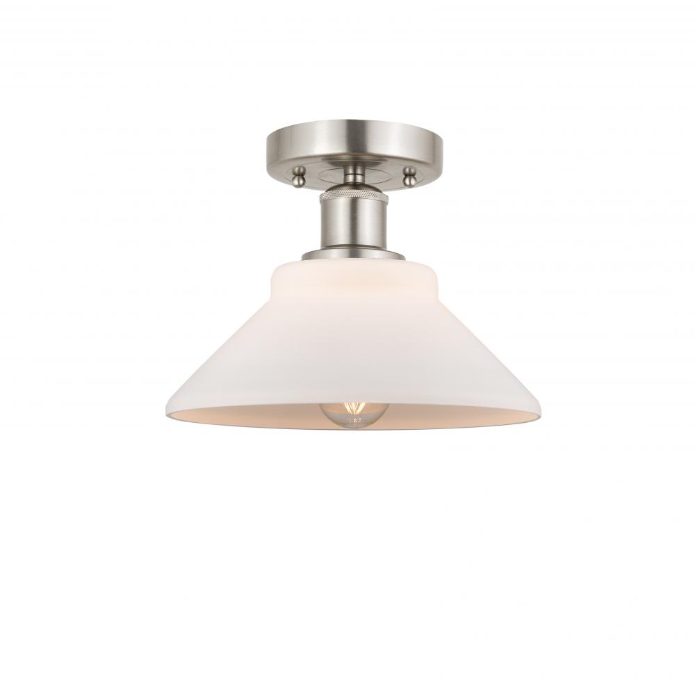 Orwell - 1 Light - 8 inch - Brushed Satin Nickel - Flush Mount