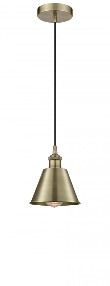 Edison - 1 Light - 7 inch - Antique Brass - Multi Pendant