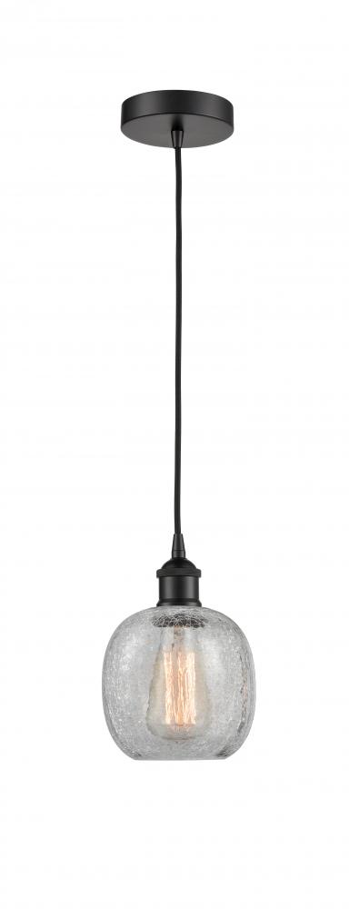 Belfast - 1 Light - 6 inch - Matte Black - Cord hung - Mini Pendant