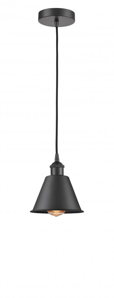 Edison - 1 Light - 7 inch - Matte Black - Multi Pendant