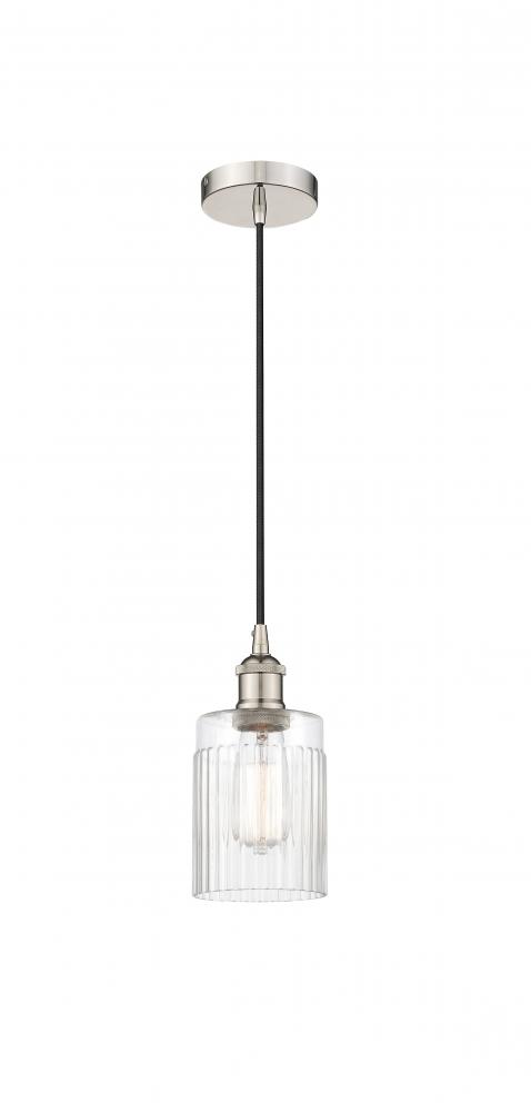 Hadley - 1 Light - 5 inch - Polished Nickel - Cord hung - Mini Pendant