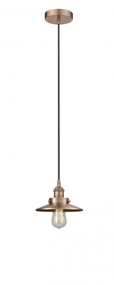 Edison - 1 Light - 8 inch - Antique Copper - Multi Pendant