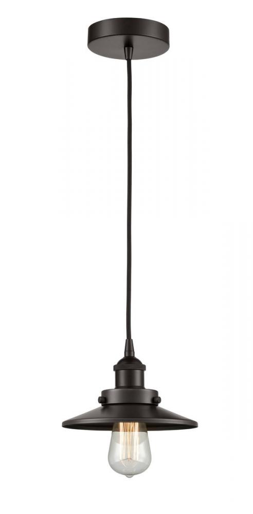 Edison - 1 Light - 8 inch - Oil Rubbed Bronze - Multi Pendant