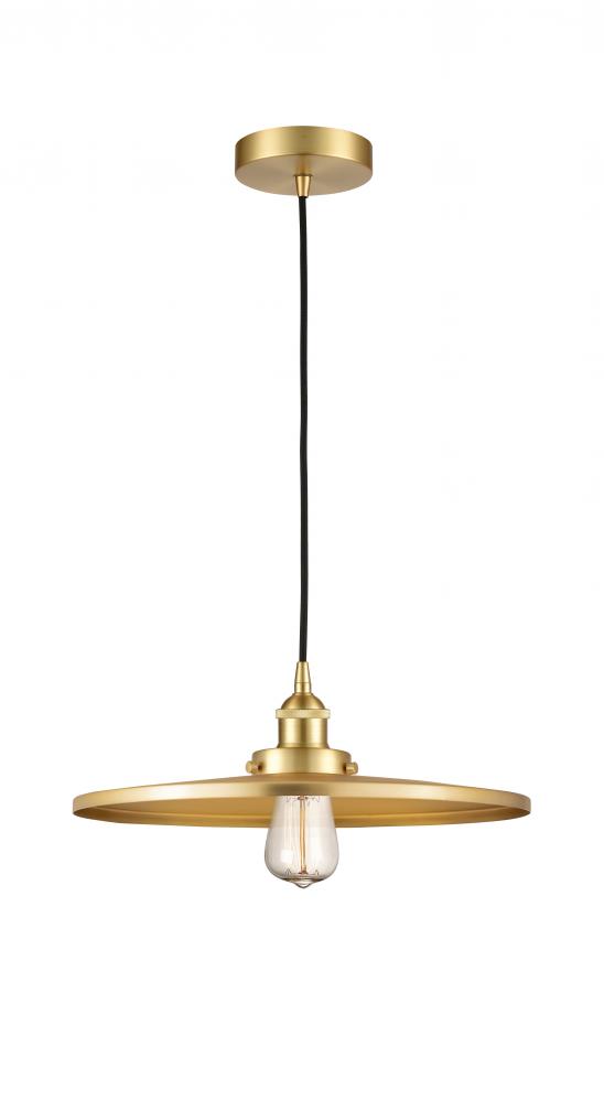 Appalachian - 1 Light - 16 inch - Satin Gold - Cord hung - Mini Pendant