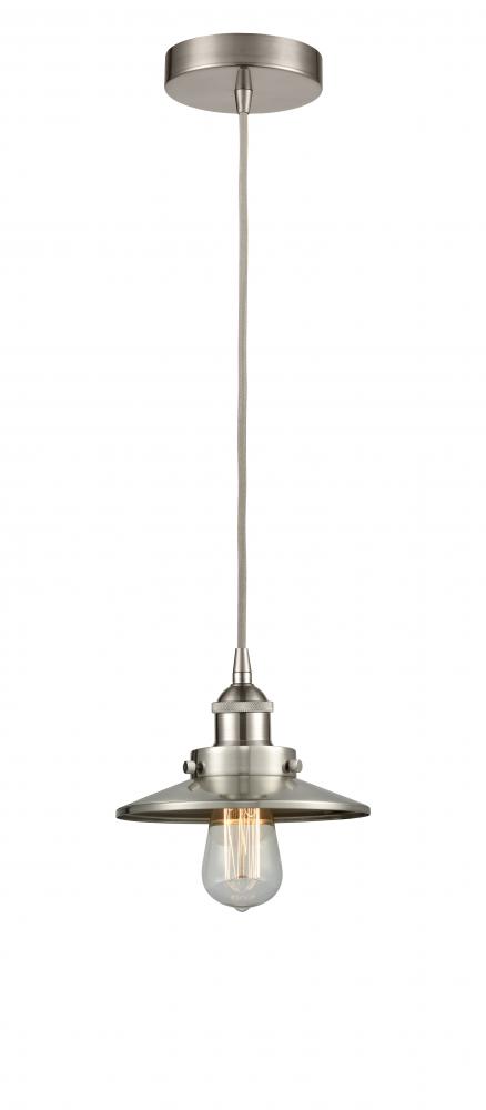 Edison - 1 Light - 8 inch - Satin Nickel - Multi Pendant