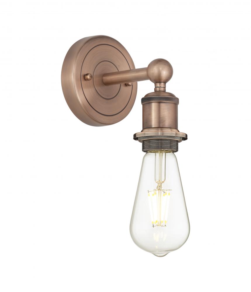 Edison - 1 Light - 5 inch - Antique Copper - Sconce