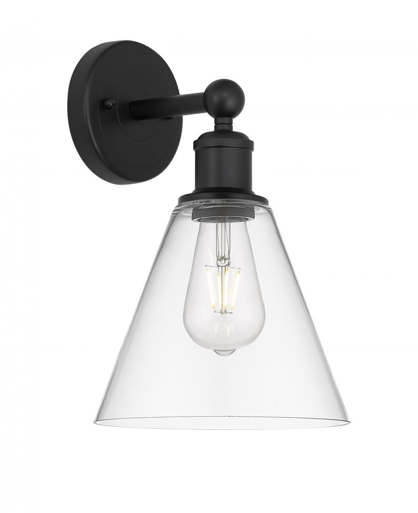 Berkshire - 1 Light - 8 inch - Matte Black - Sconce