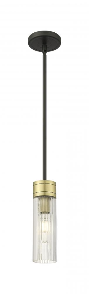 Boreas - 1 Light - 3 inch - Black Antique Brass - Stem Hung - Mini Pendant