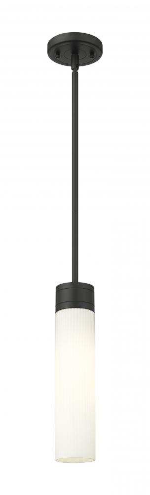 Boreas - 1 Light - 3 inch - Matte Black - Stem Hung - Mini Pendant