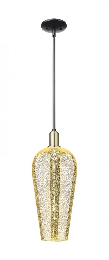 Chelsea - 1 Light - 6 inch - Black Antique Brass - Mini Pendant