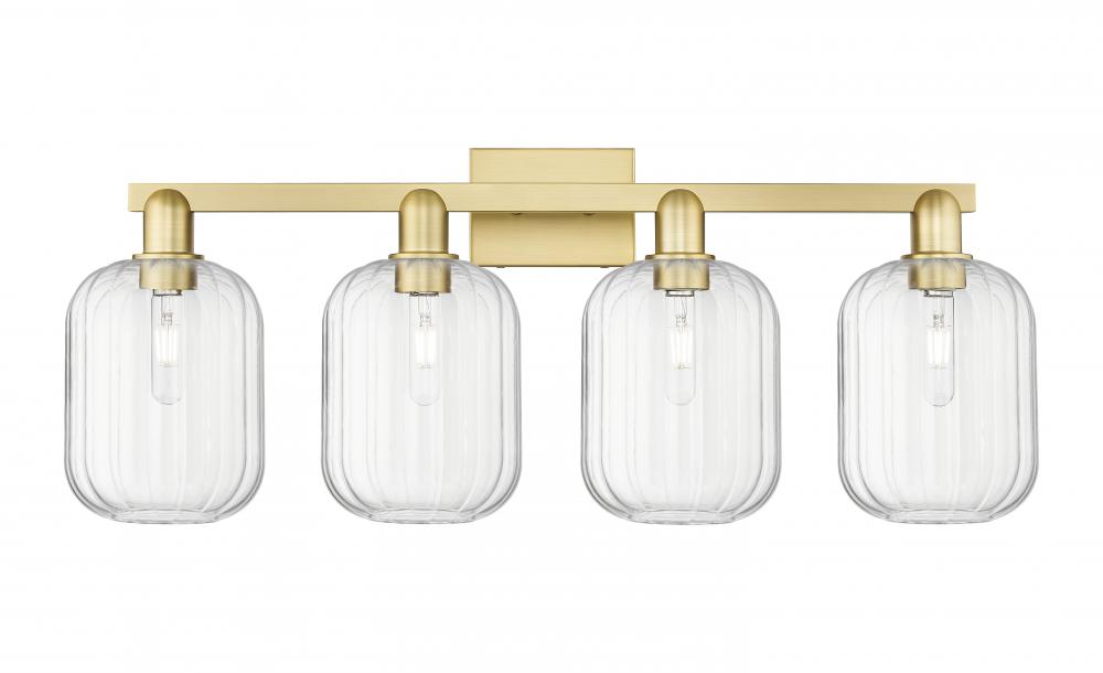 Preston - 4 Light - 36 inch - Satin Gold - Bath Vanity Light