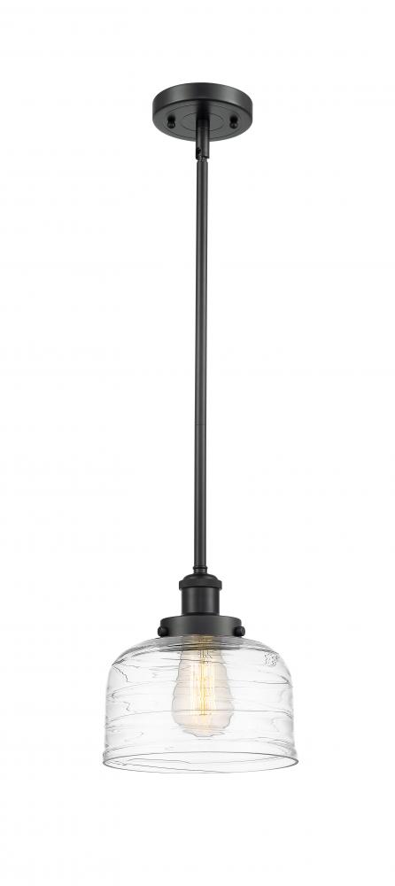 Bell - 1 Light - 8 inch - Matte Black - Mini Pendant