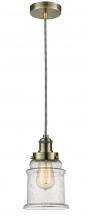 Innovations Lighting 100AB-10BW-1H-AB-G184 - Edison - 1 Light - 8 inch - Antique Brass - Cord hung - Mini Pendant