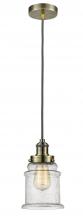 Innovations Lighting 100AB-10GY-1H-AB-G184 - Edison - 1 Light - 8 inch - Antique Brass - Cord hung - Mini Pendant