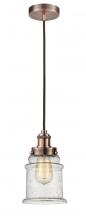 Innovations Lighting 100AC-10BR-1H-AC-G184 - Edison - 1 Light - 8 inch - Antique Copper - Cord hung - Mini Pendant