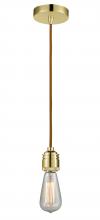 Innovations Lighting 100GD-10CR-2GD - Winchester - 1 Light - 2 inch - Gold - Cord hung - Mini Pendant