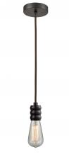 Innovations Lighting 100OB-10BR-5OB - Gatsby - 1 Light - 2 inch - Oil Rubbed Bronze - Cord hung - Mini Pendant