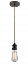 Innovations Lighting 100OB-10RE-1OB - Edison - 1 Light - 2 inch - Oil Rubbed Bronze - Cord hung - Mini Pendant