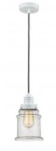 Innovations Lighting 100W-10GY-2H-W-G184 - Winchester - 1 Light - 8 inch - White - Cord hung - Mini Pendant