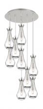 Innovations Lighting 119-451-1P-PN-G451-5CL - Owego - 9 Light - 19 inch - Polished Nickel - Multi Pendant