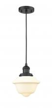 Innovations Lighting 201C-BK-G531 - Oxford - 1 Light - 7 inch - Matte Black - Cord hung - Mini Pendant