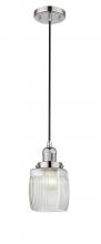 Innovations Lighting 201C-PN-G302 - Colton - 1 Light - 6 inch - Polished Nickel - Cord hung - Mini Pendant