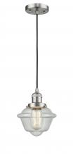 Innovations Lighting 201C-SN-G534 - Oxford - 1 Light - 7 inch - Brushed Satin Nickel - Cord hung - Mini Pendant