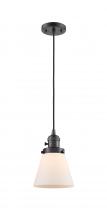 Innovations Lighting 201CSW-OB-G61 - Cone - 1 Light - 6 inch - Oil Rubbed Bronze - Cord hung - Mini Pendant