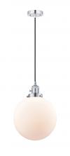 Innovations Lighting 201CSW-PC-G201-10 - Beacon - 1 Light - 10 inch - Polished Chrome - Cord hung - Mini Pendant