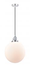 Innovations Lighting 201CSW-PC-G201-12 - Beacon - 1 Light - 12 inch - Polished Chrome - Cord hung - Mini Pendant
