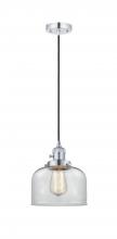 Innovations Lighting 201CSW-PC-G72 - Bell - 1 Light - 8 inch - Polished Chrome - Cord hung - Mini Pendant