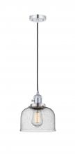 Innovations Lighting 201CSW-PC-G74 - Bell - 1 Light - 8 inch - Polished Chrome - Cord hung - Mini Pendant