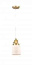 Innovations Lighting 201CSW-SG-G51 - Bell - 1 Light - 5 inch - Satin Gold - Cord hung - Mini Pendant