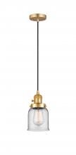 Innovations Lighting 201CSW-SG-G52 - Bell - 1 Light - 5 inch - Satin Gold - Cord hung - Mini Pendant