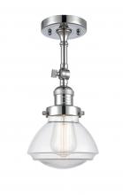 Innovations Lighting 201F-PC-G322 - Olean - 1 Light - 7 inch - Polished Chrome - Adjustable Semi-Flush Mount