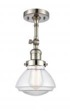 Innovations Lighting 201F-PN-G322 - Olean - 1 Light - 7 inch - Polished Nickel - Adjustable Semi-Flush Mount