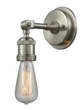 Innovations Lighting 202BP-SN - Bare Bulb 1 Light Sconce