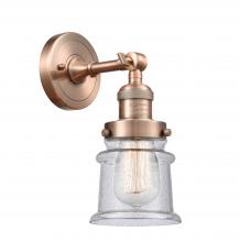 Innovations Lighting 203-AC-G184S - Canton - 1 Light - 5 inch - Antique Copper - Sconce