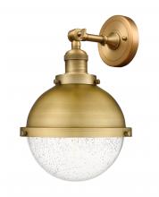 Innovations Lighting 203-BB-HFS-84-BB - Hampden - 1 Light - 9 inch - Brushed Brass - Sconce