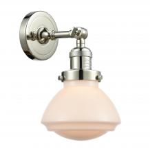 Innovations Lighting 203-PN-G321 - Olean - 1 Light - 7 inch - Polished Nickel - Adjustable Sconce
