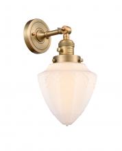 Innovations Lighting 203SW-BB-G661-7 - Bullet - 1 Light - 7 inch - Brushed Brass - Adjustable Sconce