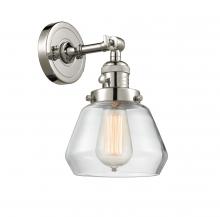 Innovations Lighting 203SW-PN-G172 - Fulton - 1 Light - 7 inch - Polished Nickel - Sconce