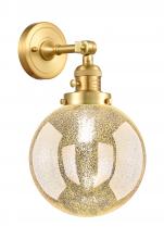 Innovations Lighting 203SW-SG-G208-8 - Beacon - 1 Light - 8 inch - Satin Gold - Adjustable Sconce
